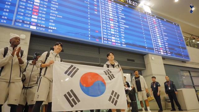Son, Maddison e companhia chegam à Coreia do Sul em